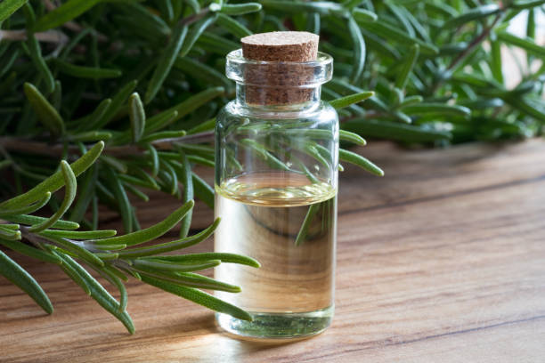 istock A bottle of rosemary essential oil 861408534