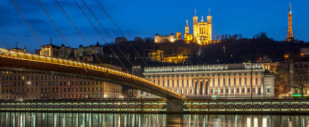 istock View of Saone river at Lyon by night 861408888