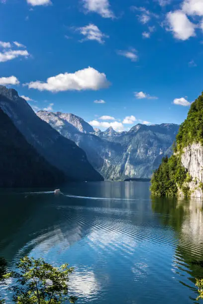 Königssee, Malerwinkel,Bavaria Watzmann