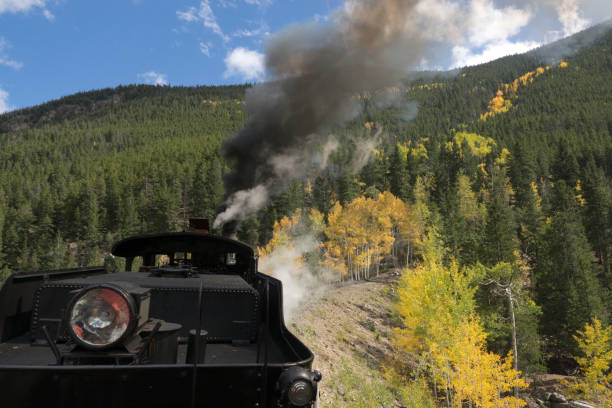 istock Georgetown Loop Railroad steam engine locomotive train Colorado aspen fall colors Rocky Mountains 861415472