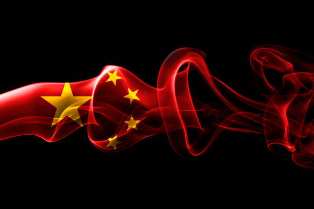 istock China national smoke flag 861421484