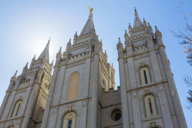 Salt Lake City LDS Temple Spires