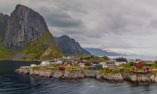 istock Fishing village in Lofoten 861422136