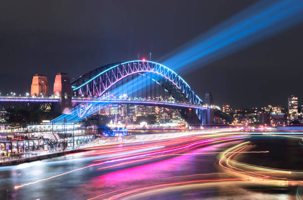 istock Vivid Sydney - Circular Quay 861432330