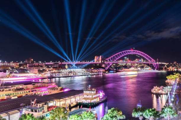 istock Vivid Sydney - Circular Quay 861432352