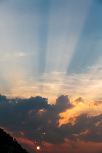 istock Majestic View Of Cloudy Sky During Sunset. 861437794