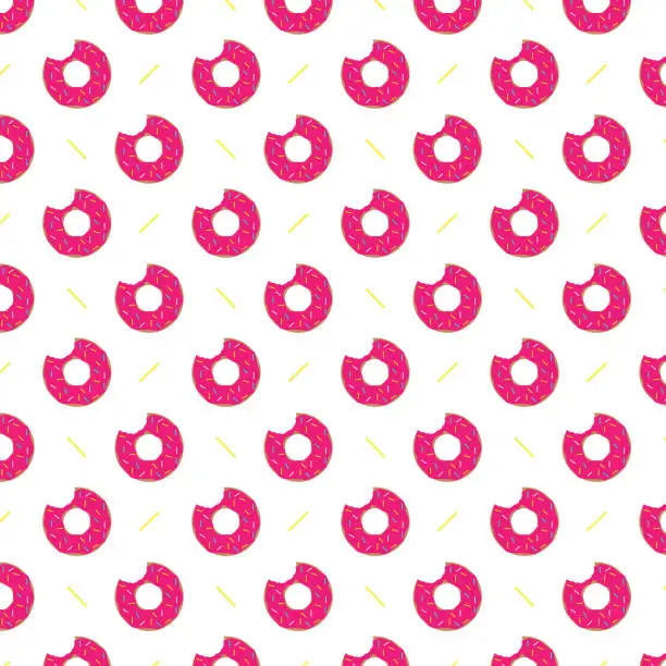 Vector illustration of Donuts