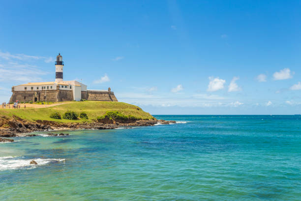 istock Barra's Lighthouse on a clear day in Bahia. 861456826