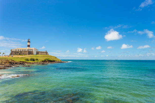 istock Barra's Lighthouse on a clear day in Bahia. 861456910