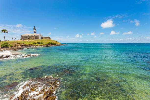istock Barra's Lighthouse on a clear day in Bahia. 861457084