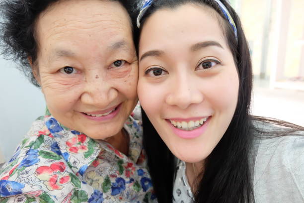 istock Selfie Senior woman with daughter 861457116