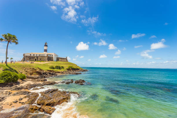 istock Barra's Lighthouse on a clear day in Bahia. 861457354