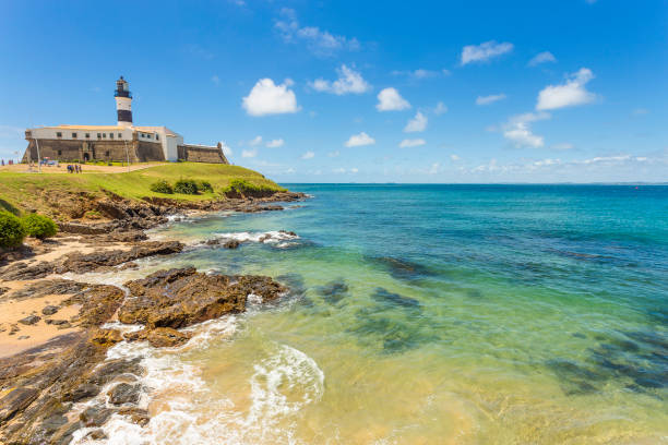 istock Barra's Lighthouse on a clear day in Bahia. 861457384