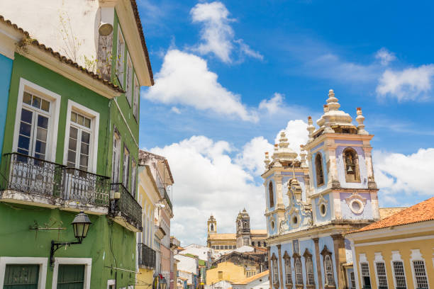 istock Pelourinho in a clear day in Bahia. 861457814