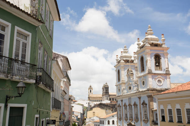 istock Pelourinho in a clear day in Bahia. 861458058