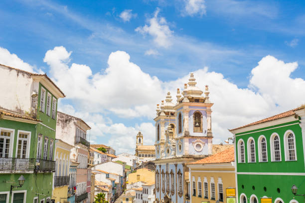 istock Pelourinho in a clear day in Bahia. 861460092