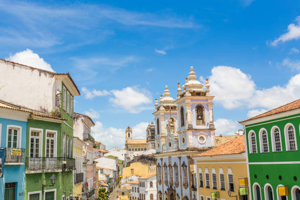 istock Pelourinho in a clear day in Bahia. 861460094