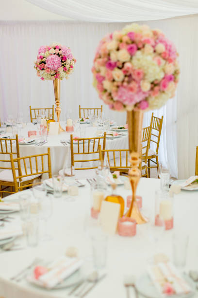 istock Luxury wedding decoration of the table 861463676