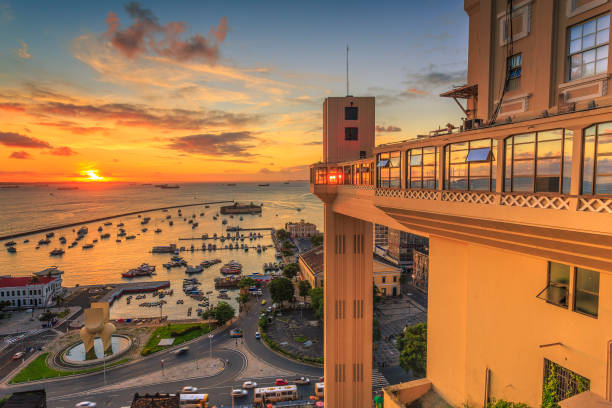 istock Sunset in Lacerda's Elevator in Salvador, Bahia. 861468030