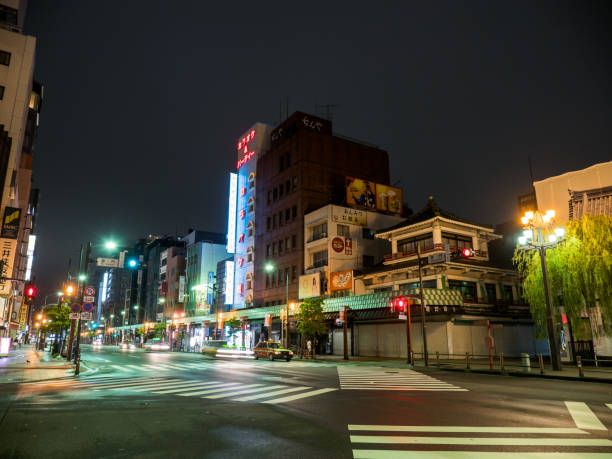 istock Asakusa Night view, Japan Tokyo 861480090