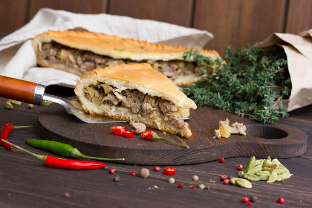 istock A pie with meat and potatoes, homemade 861499128