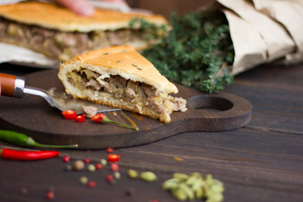 istock A pie with meat and potatoes, homemade 861499178