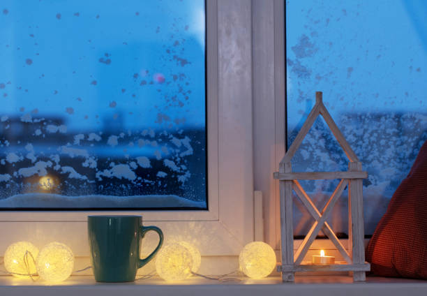 istock winter decor with candles and garland 861505052