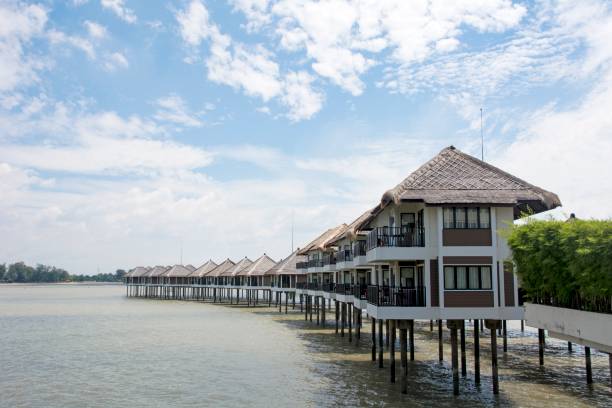 istock Bangalows Queue in Resort in Malaysia 861508784