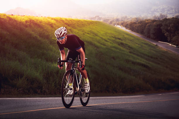 ciclista - triathlete fotografías e imágenes de stock