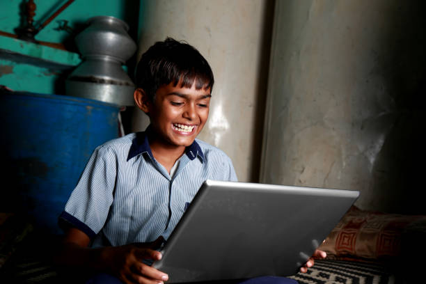 istock Teenager Boy Using Laptop 861527510