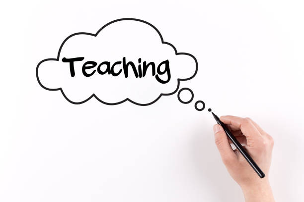 istock Hand writing College on white paper, View from above 861533704