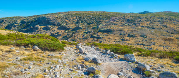 istock Mountains of a spanish natural park in sunlight at fall 861534006