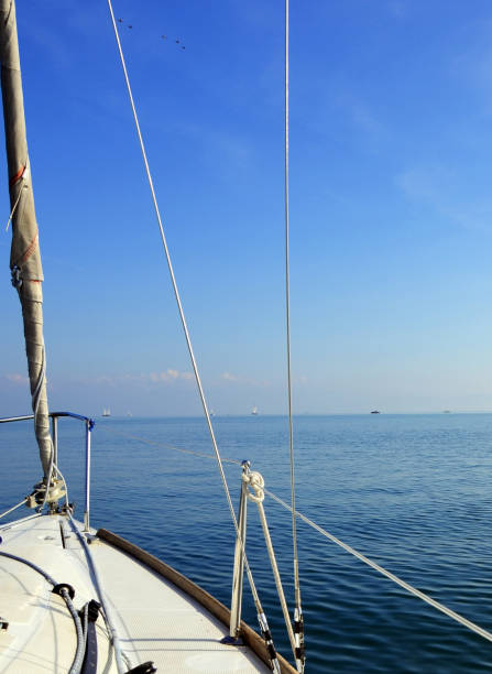 Sailing at Lake Constance in Summer