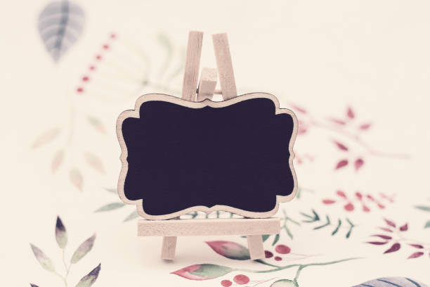 istock clean blackboard with watercolor background 861553460