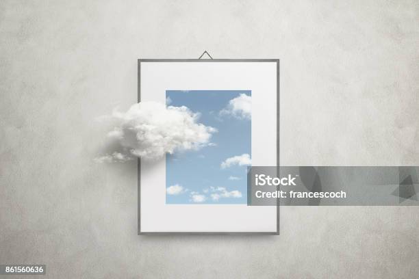 Denken Sie Außerhalb Der Box Surreale Minimalkonzept Stockfoto und mehr Bilder von Surreal