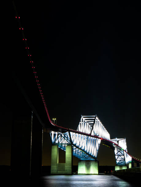 istock Bridge night view in Japan 861569180