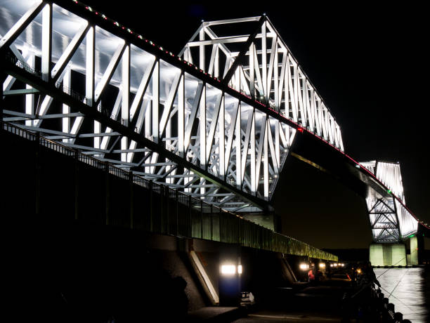 istock Bridge night view in Japan 861569230
