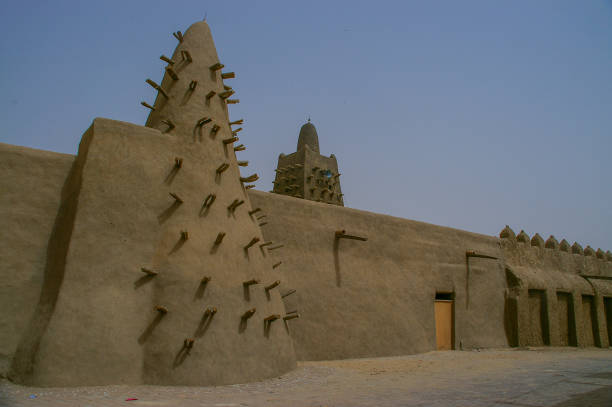 Djinguereber Mosque in Timbuktu, Mali -July, 2009 stock photo