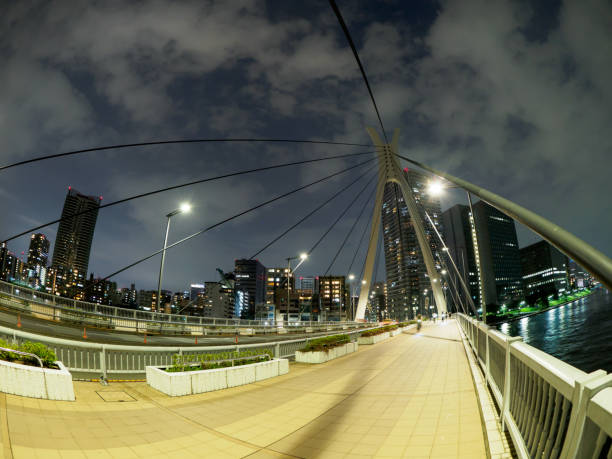 istock Bridge night view in Japan 861571598