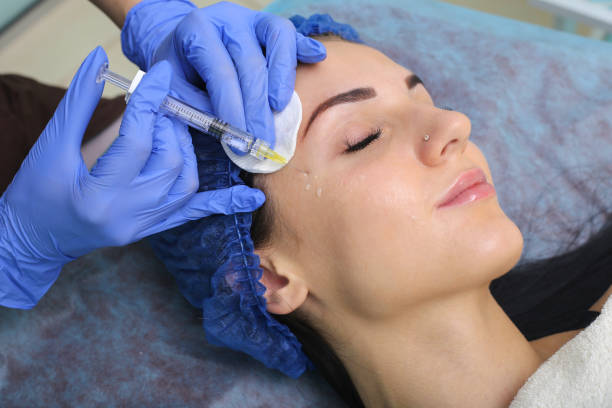 istock Rejuvenating facial injections. 861588916