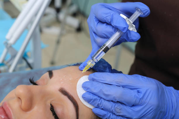 istock Rejuvenating facial injections. 861588920