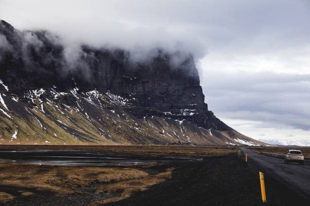 istock Empty roads and remote country in Iceland 861607210