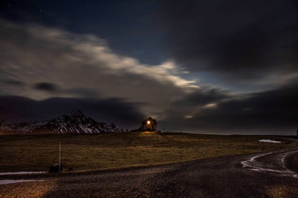 istock Mountain peaks in Iceland in the night 861607782