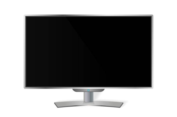 istock Realistic modern TV monitor isolated. Vector illustration 861608394