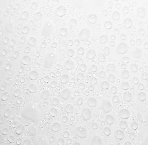 istock water drops on a white background. close-up 861611798