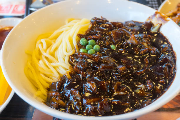 istock Black bean noodle - jajangmyeon 861612348