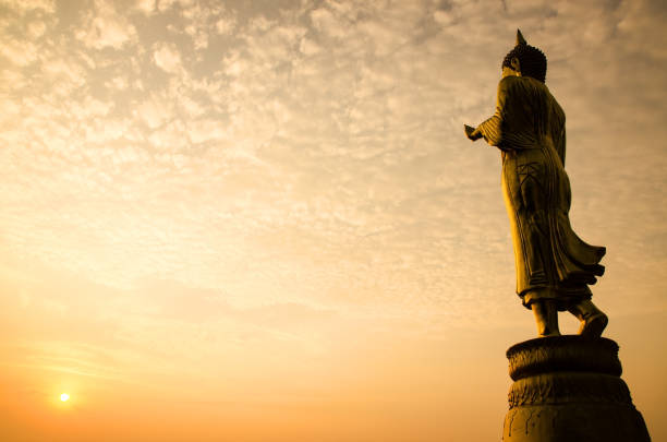 posąg buddy - art thailand thai culture temple zdjęcia i obrazy z banku zdjęć
