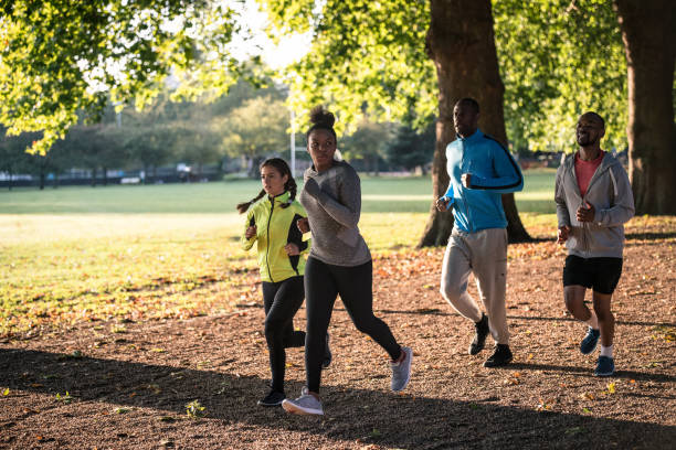 istock Group of people running 861622522