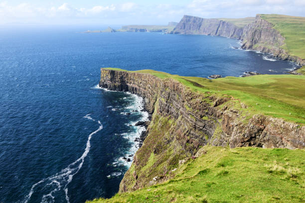 istock Cliffs and sea,  Ramasaig Bay, Isle of Skye 861624846
