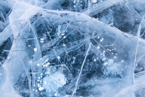 istock ice and cracks on the surface of Lake Baikal 861629022